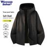 Veste Outdoor à Capuche Softshell Coupe-Vent pour Hommes Wassup Sohot