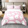 Happy Halloween Duvet Covers Queen King Size Lightweight Quilt Cover With 2 Pillowcases Horror Themed Bedding Sets No Comforter