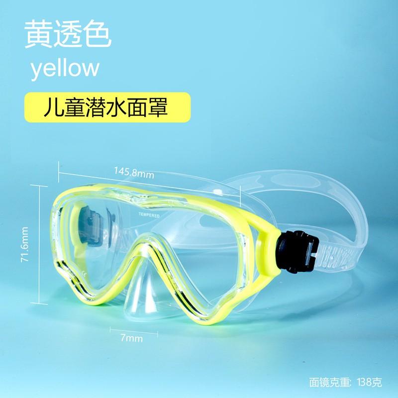 Schnorchelset Mit Anti-Beschlag-Maske Dry-Top Schnorchel Erwachsene Kinder Großer Rahmen Schwimmbrille