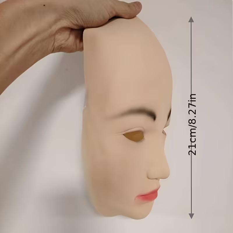 Realistische weibliche Gesichtsmaske für Partykostüme, geeignet für Maskeraden-Requisiten