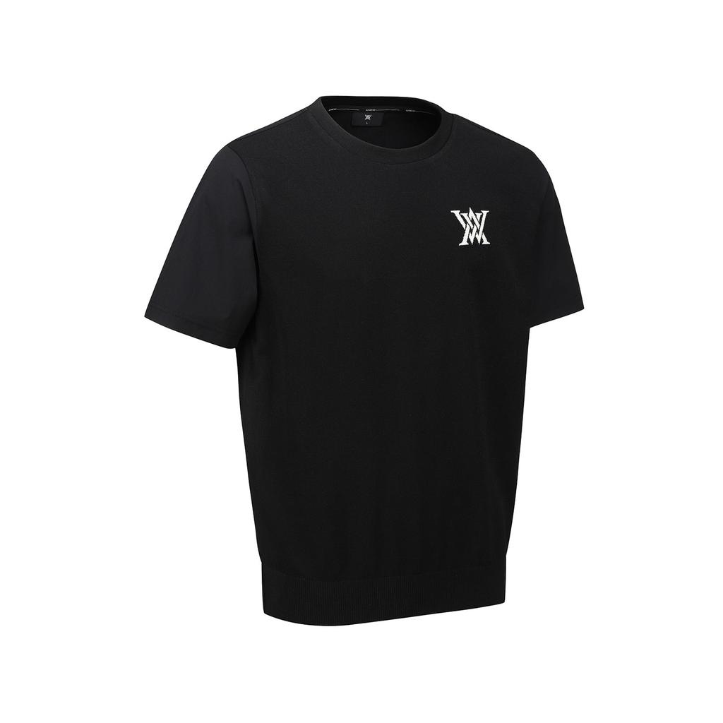 ANEW GOLF Men Round Short Sleeve Sweater_Bk