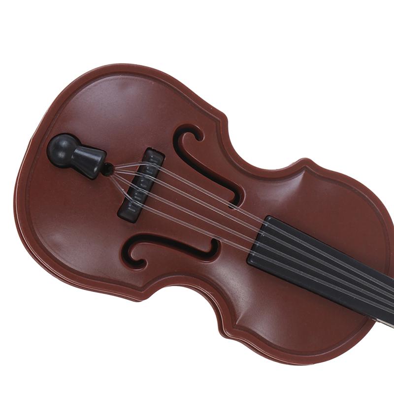 1/12 Dolls House Miniature Plastic Violin Music Instrument Model Accessories Toy