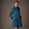 Women's  Autumn Winter Mid-length Thick Warm Blended Woolen Jacket Coat Hooded Cloak Shawl Coat Jacket Hooded Women Clothing