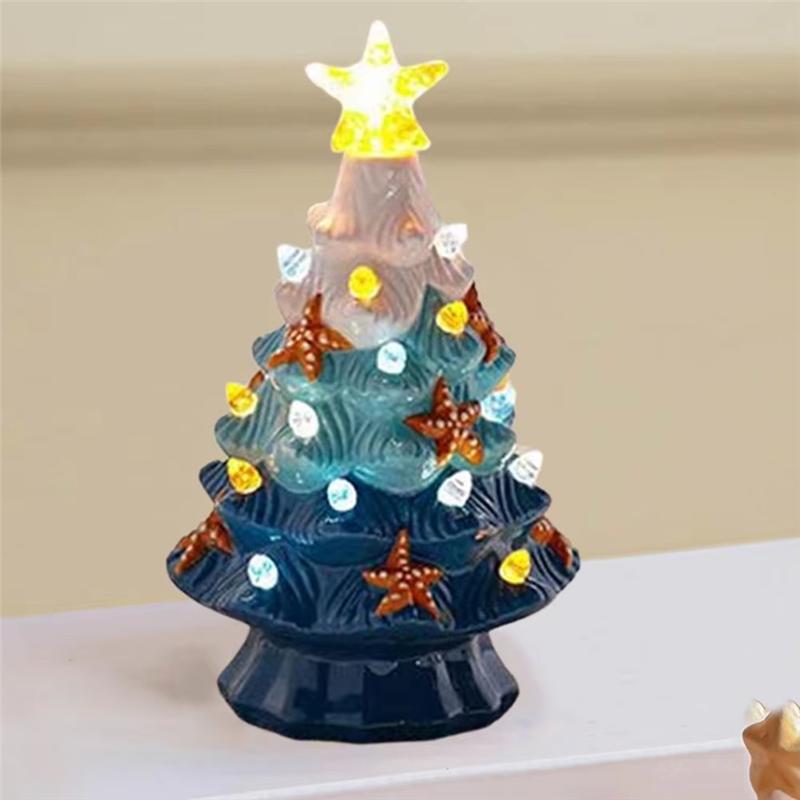 Relaxing Meditations Led Decor Starfish Christmas Tree Night Light Decorative Led Home Decor For Bedside
