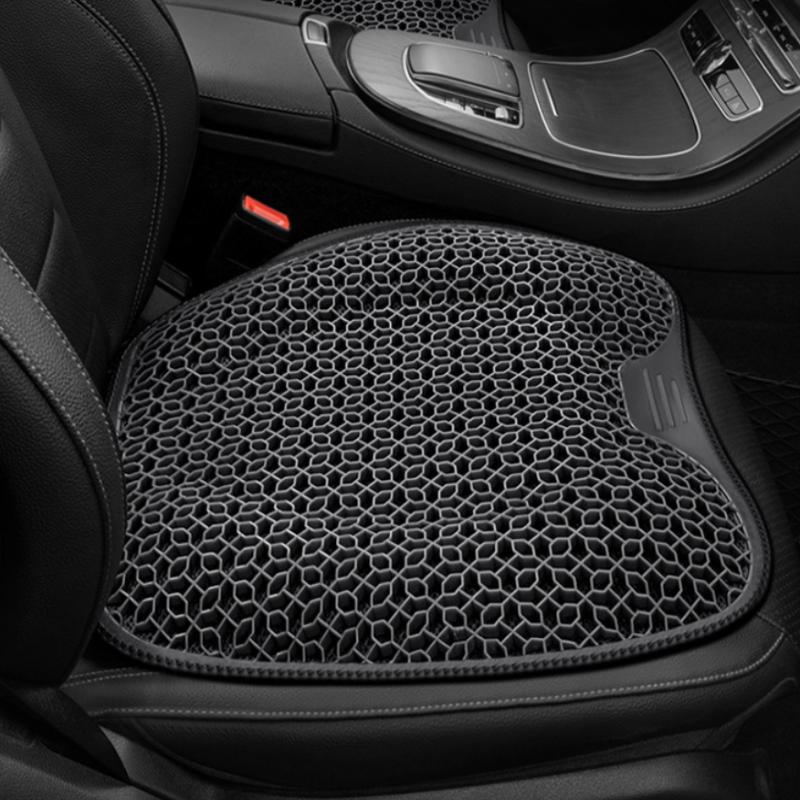 Gel Cushion Breathable, Soft And Easy To Clean Provides Comfortable Support Elastic Gel Car Seat Cushion
