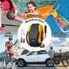 Electric Air Pump, 12V Air Compressor, Portable Compressor with LED Light Inflator Compressor Portable for Car Tires, Bicycle and Others