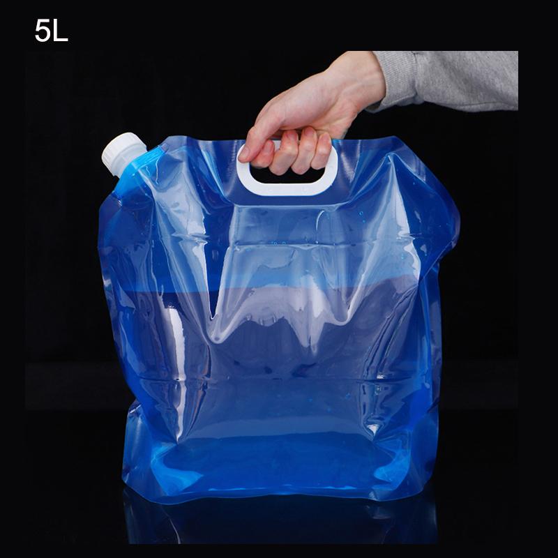 

Місткість 5л10л Велика складана сумка для зберігання води Відкрита Портативна Автомобільна сумка Вода 5L синій