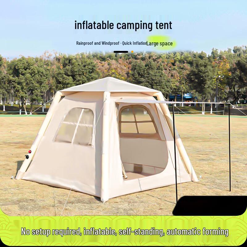 OEING Quick-Open Inflatable Camping Tent 3-5 Person