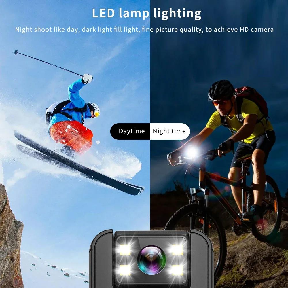 Monitor HD 1080P Mini Camera WiFi Portable Small Digital Video Recorder Police BodyCam Infrared Night Vision Miniature Camcorder