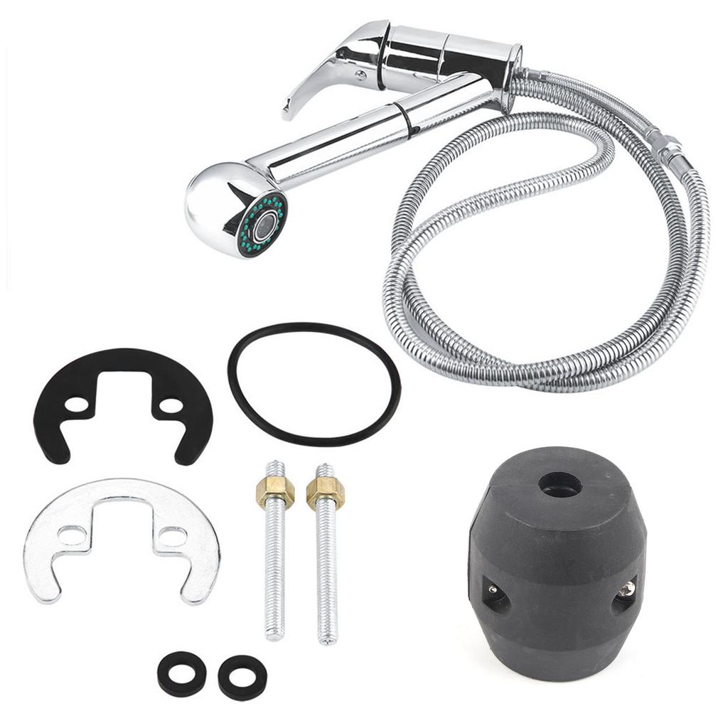 Pull out Kitchen Sink Cold Water Faucet Tap (Nickel Plating Brushed  Standard G1/2")