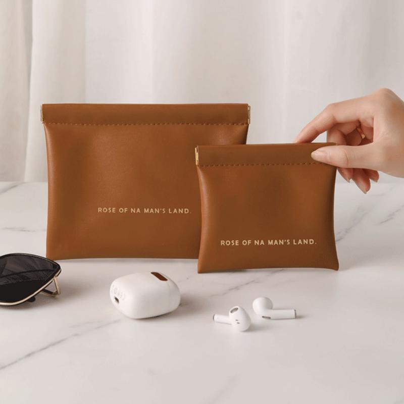 Mini Storage Bag Lipstick Bag Key Cosmetic Pouch Data Cable Storage Bag Carrying Bag Inside Portable Mini Women'S Bags