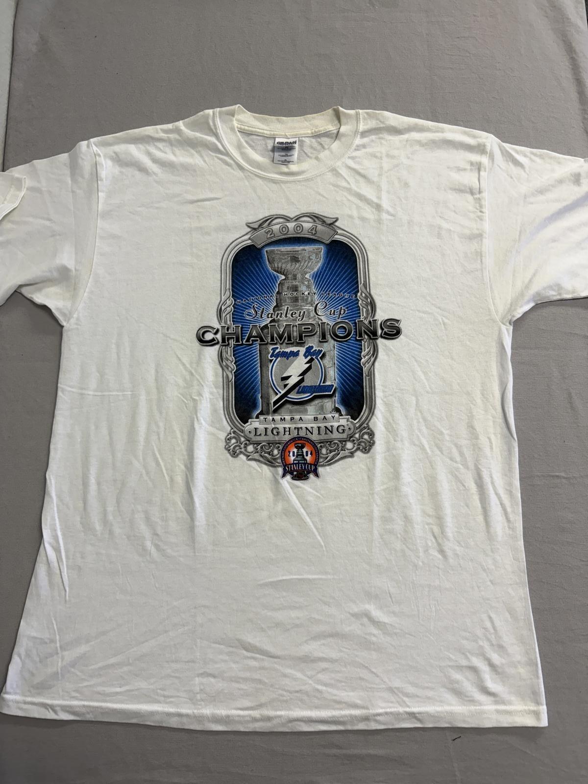 Vintage NHL Tampa Bay Lightning Stanley Cup Champions 2004 M