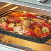 Brødrister stekeovn stekeovn grill sakte baking gjæring dampfunksjon retro [Toffy] Ikke-steikt K-TS5 5-i-1 ikke-steikt K-TS5-PA