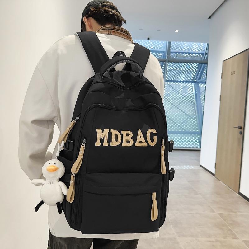 Schoolbag Trendy Brand Versatile College Student Girl Schoolbag Large Capacity Burden Reduction Middle School Student Junior High School Student