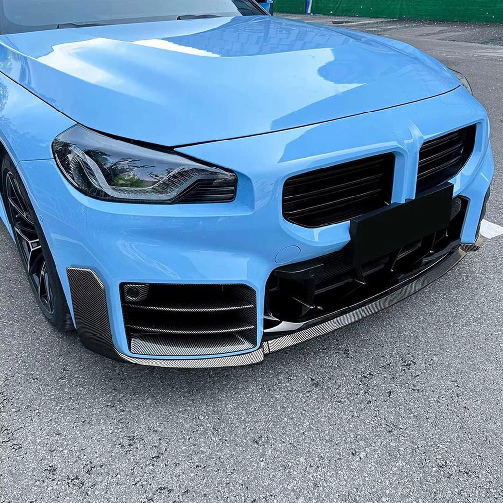 BMW M2 G87 2023+ MP Style Front Splitter & Corner Covers Body Kit Spoiler