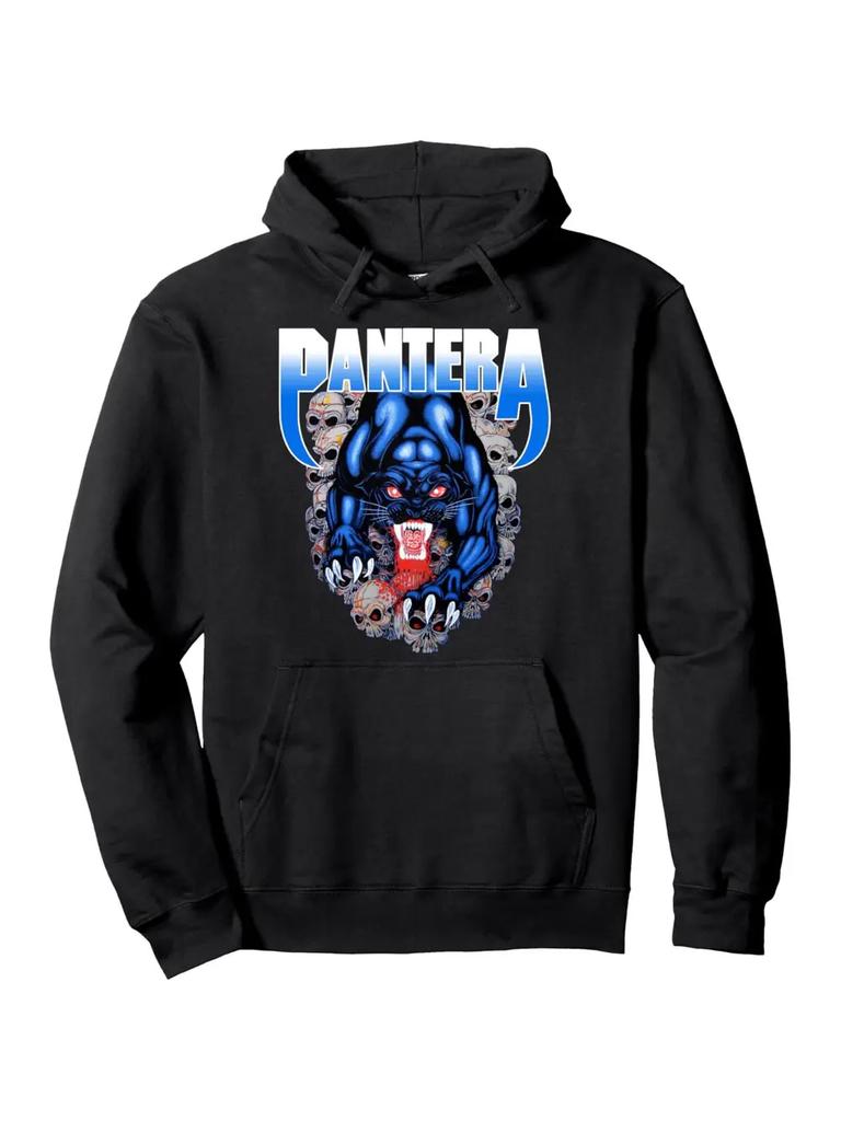 Pantera Official Black Panther Hoodie - Casual Pullover with Bold Graphic Print
