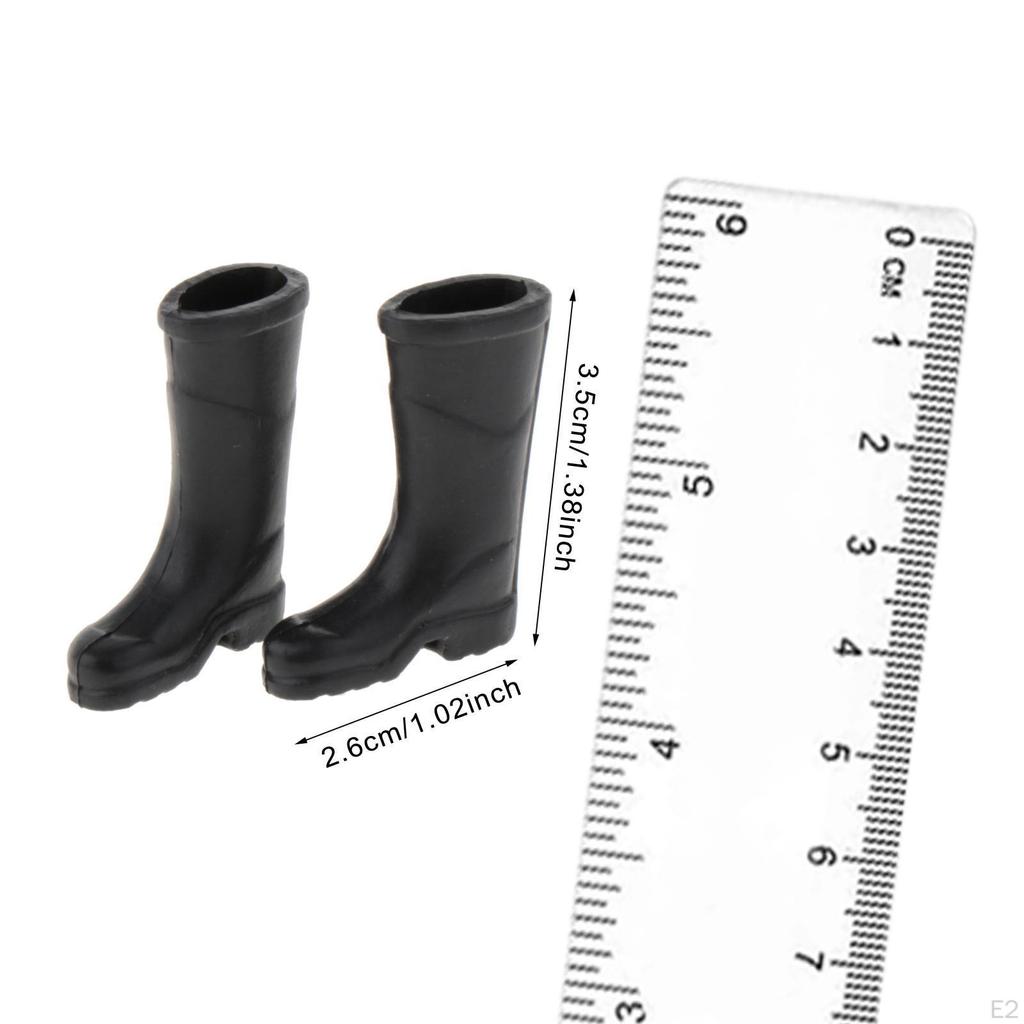 1/12 Scale Action Figure Shoes Miniature Models Boots, Fashion, Mini, Casual Men Doll Costume