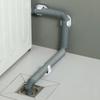 5pcs Plastic Pipe Clamp Hooks Cable Clips Pipe Support Washing Machine Drain Pipe Holder Self-adhesive Fasteners