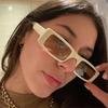 Ins Trend Vintage Small Frame Square Sunglasses Women Fashion Retro Rectangle Sun Glasses Shades UV400 Protection Casual Goggles
