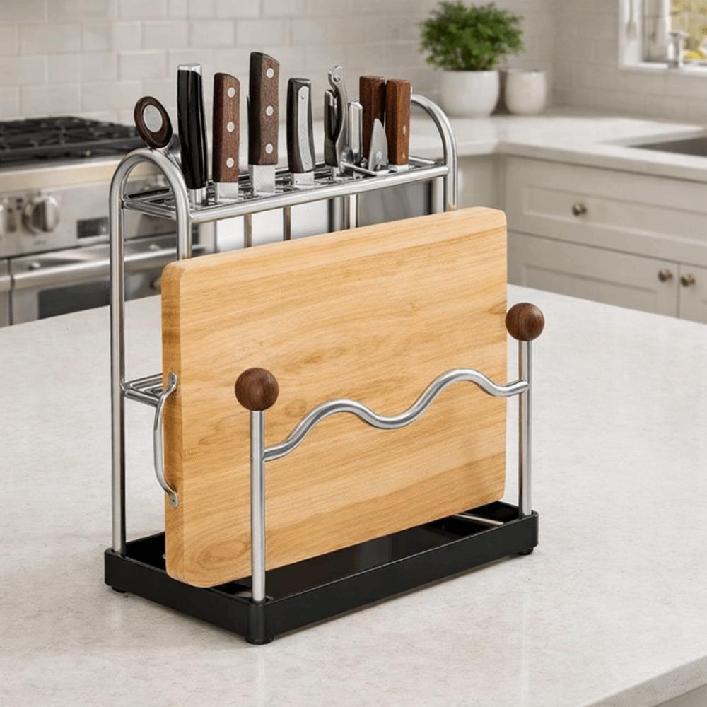 Stainless Steel Chopsticks Rack Rustproof Cutlery Drying Rack Pot Lid Rack  Tableware Storage