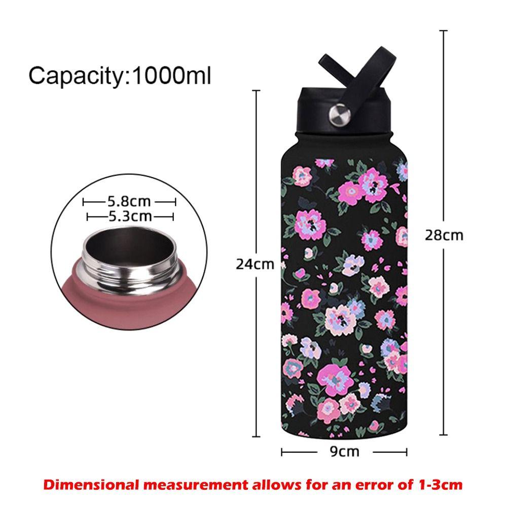 Straw Lid Vacuum Insulation Tumbler 304 Stainless Steel Handheld Cup New Drinking Cup  Handheld Use