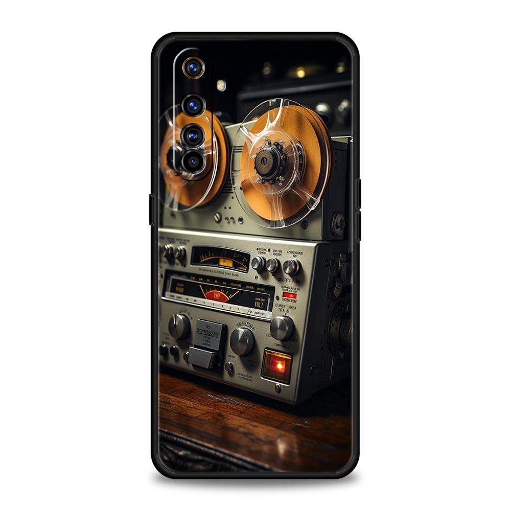 

Retro Recording Device Soft TPU For Realme 13 12 11 10 9 Pro Plus GT3 GT2 C21 C25 C35 C53 C55 C67 Pro 5G Phone Case Cover Fundas Realme C55 4G