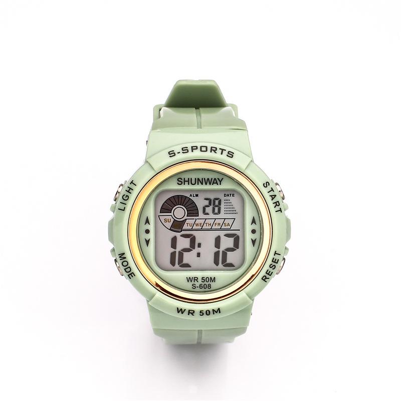 Kids Children's Electronic Watch Student Girl Boy Outdoor 5Bar Waterproof Sports Alarm Clock Women Multifunctional Watches
