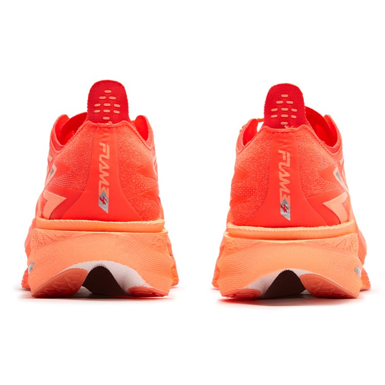 361 Fabric Low Top Full Length Carbon Plate Casual Marathon Racing Running Shoes Unisex Orange Red 672512205-5