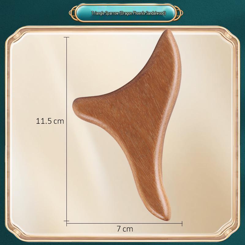 Sandalwood Chicken Wing Wood Gua Sha Acupoint Foot Massager