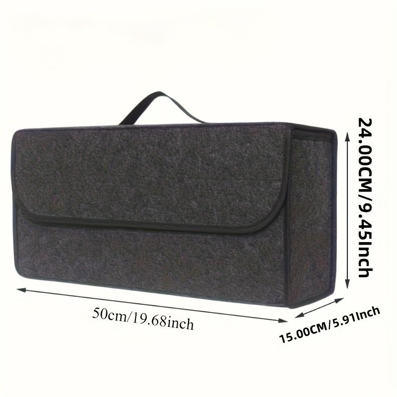 1PC Foldable Felt Car Trunk Storage Box Collapsible Vehicle Organizer Auto Accessories Vehicle Storage Bag