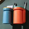 Toothbrush Rack Light Luxury Mouthwash Brushing Cup Punch Free Wall Mounted Bathroom Storage Couple Tooth Cup Shelf Organizer