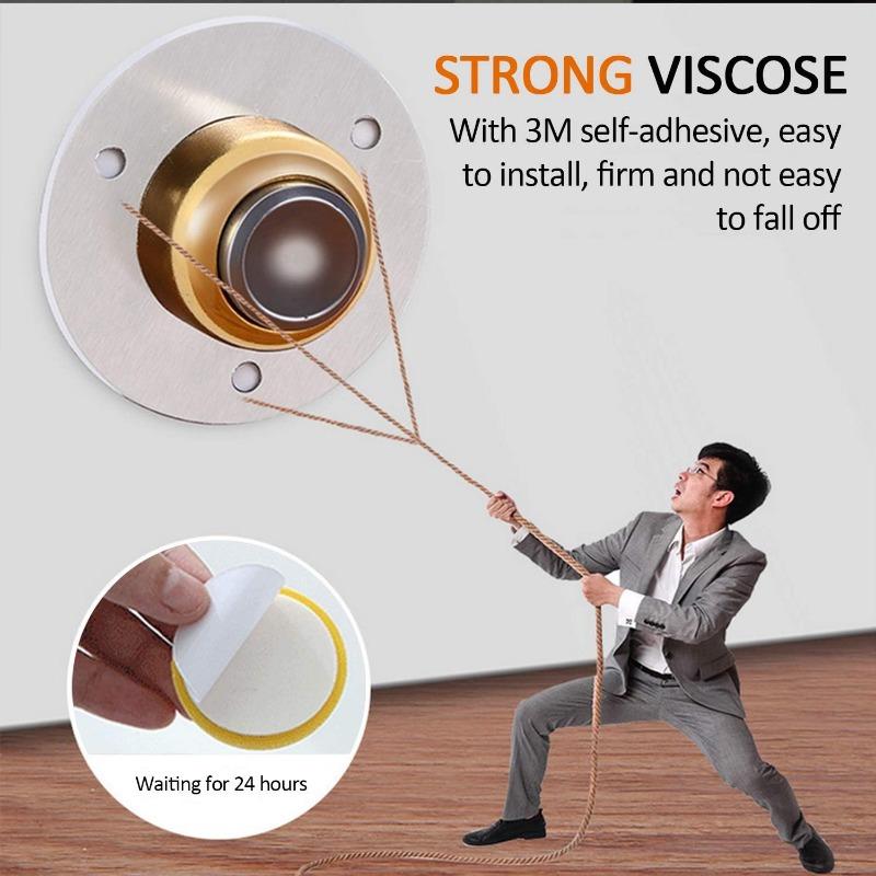 Cartoons Door Stopper Wall Protector Self Adhesive, Quiet, Shock Soft Rubber, Doorknobs, Refrigerator Door, Cabinets From Damage,set of 6