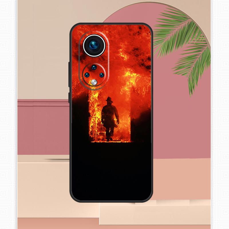 Firefighter Fire Fireman Case For Honor Magic 7 Lite 5 6 8 Pro Honor 400 200 X9c X9b X9a X8b X8a X8c 50 70 90 Cover