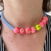 Layered Beads Fruit Necklace Stackable Multi Layer Choker Fashion Beaded Clavicle Chain  Gift