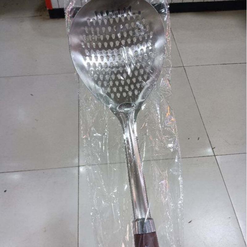 

1PC 316 stainless steel noodle fishing spoon fishing dumplings fishing spoon oil colander fence household kitchen thickened and widened