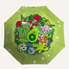 1pc Fantasy Garden Friends Umbrella with Plastic Handle,Suitable for All Seasons Home Travel Outdoor UmbrellaM1133