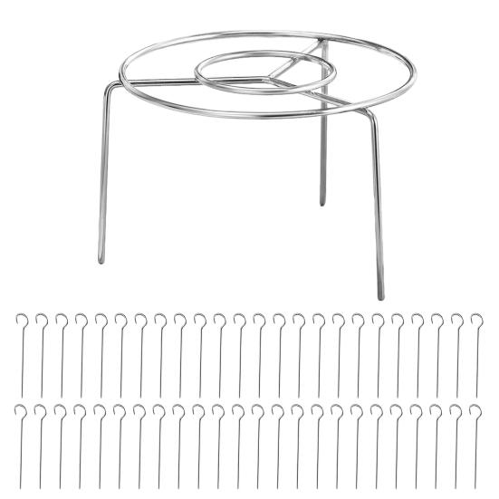 Air Fryer Rack with 12/24/36/48 Skewer Stainless Steel Vertical Meat