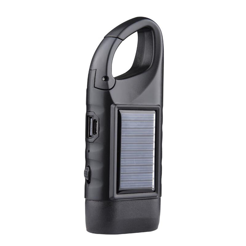 NuFeng Solar Hand-Crank Emergency Flashlight