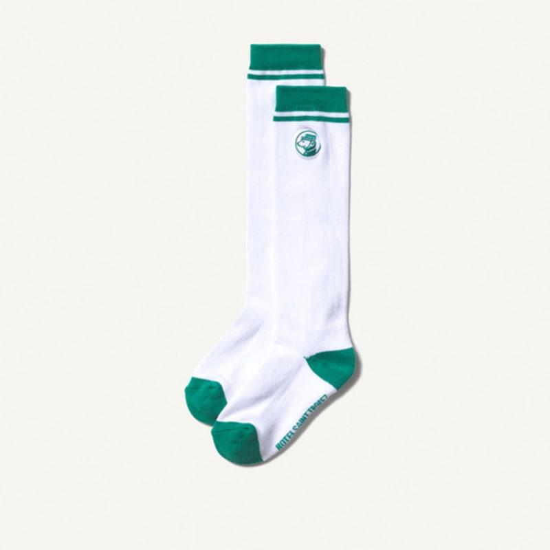 HOTEL SAINT TROPEZ WHITE-GREEN Sport MICCA KNEE SOCKS