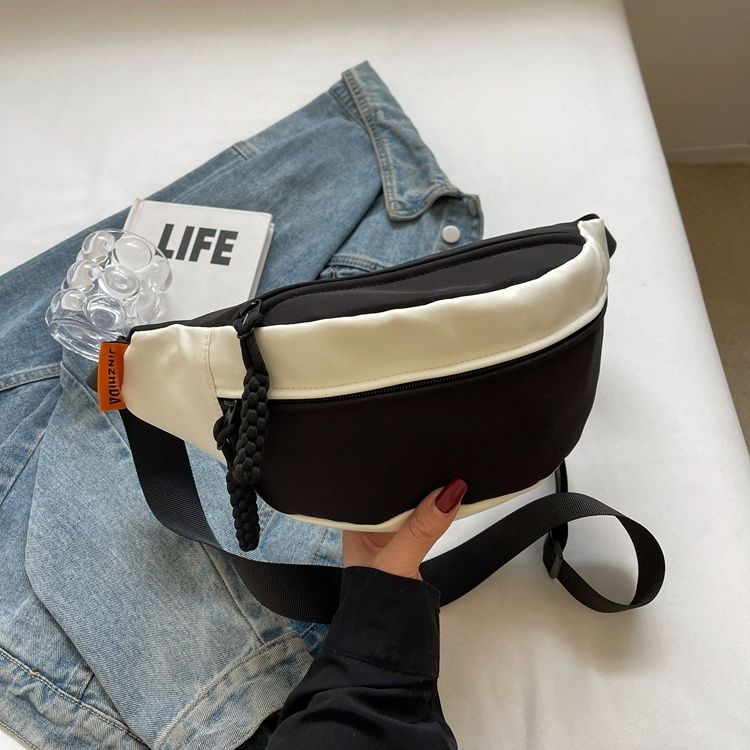 

Мужские сумки через плечо Простые сумки через плечо в стиле Ins для женщин Цветные сумки для студентов, велосипедистов, нагрудные сумки Универсальные поясные сумки