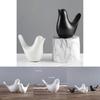 Modern Minimalist Ceramic Bird Decor With Abstract Design For Home And Gift Use