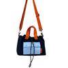 Cloth Nylon Crossbody Bag Contrast Color Drawstring Bucket Bag Fashion Shoulder Pouch  Students