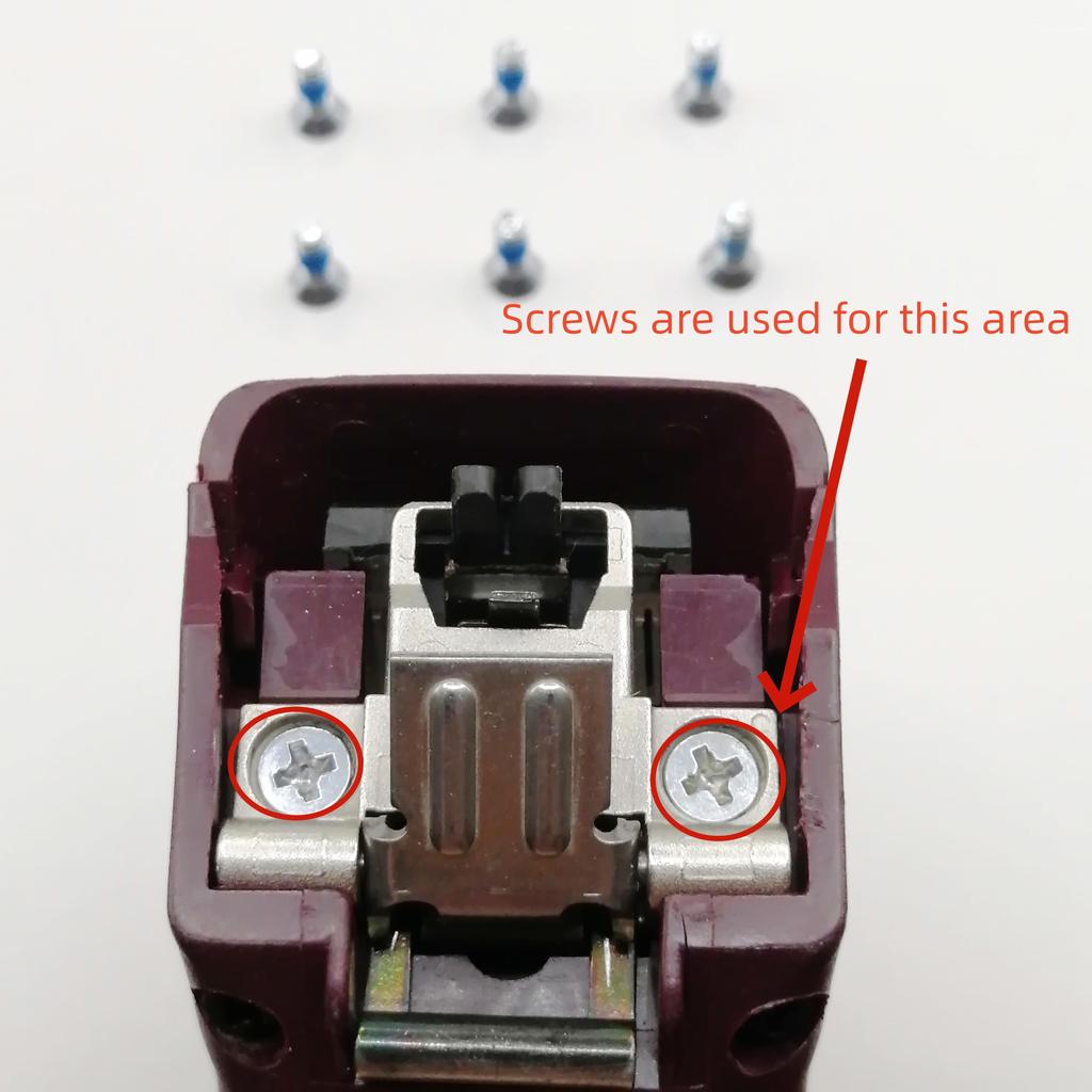 6X Hinge Screw Assembly Prewave For Andis AGC2 22405 22440 22445 22465 23085 23090 64575 23275 23280 23290 22585 25175 AGRV 63360