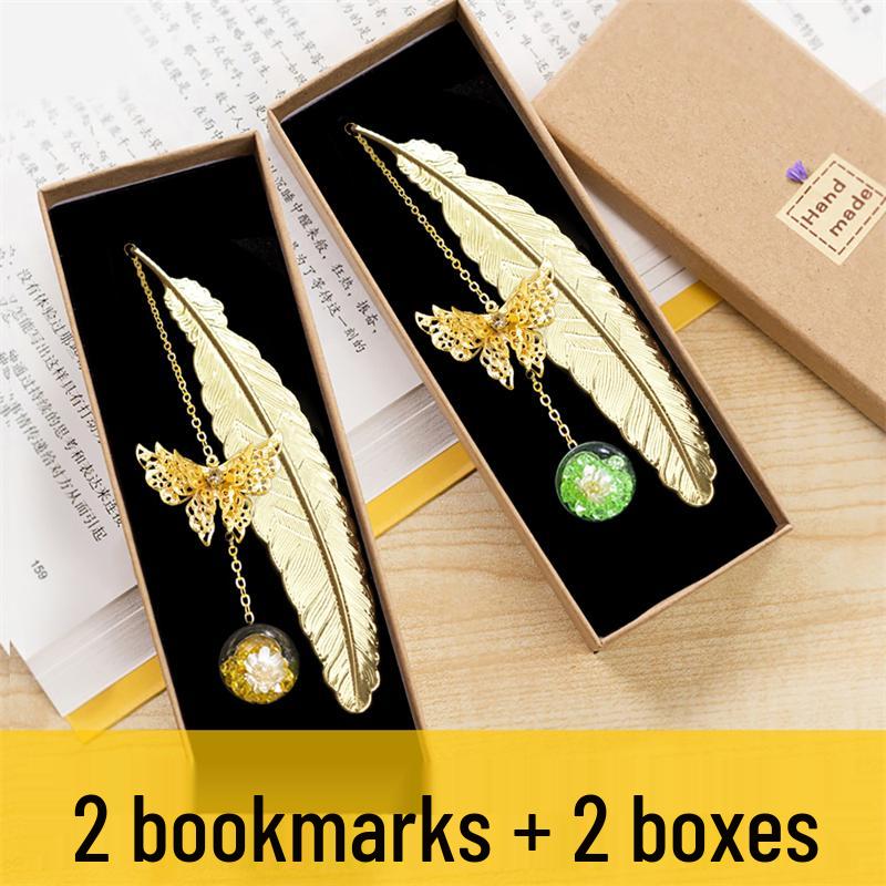 Elegant Metal Panda Bookmark Gift Box - Chinese Style for Teacher's Day, Graduation & Birthdays
