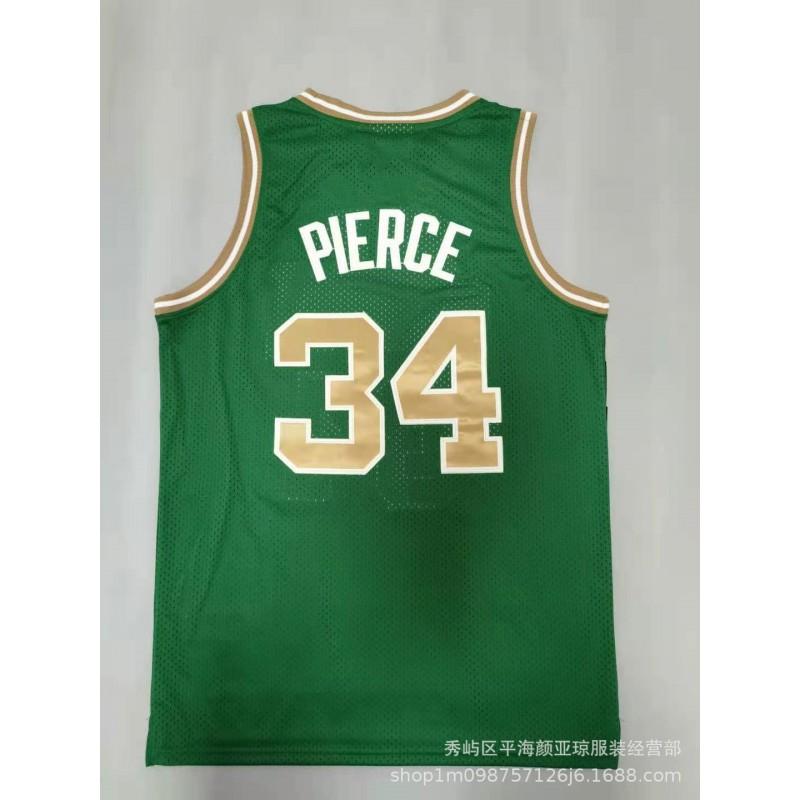 Embroidered Boston Celtics 34 Paul Pierce Basketball Jersey Men Women Sportswear Fall Winter