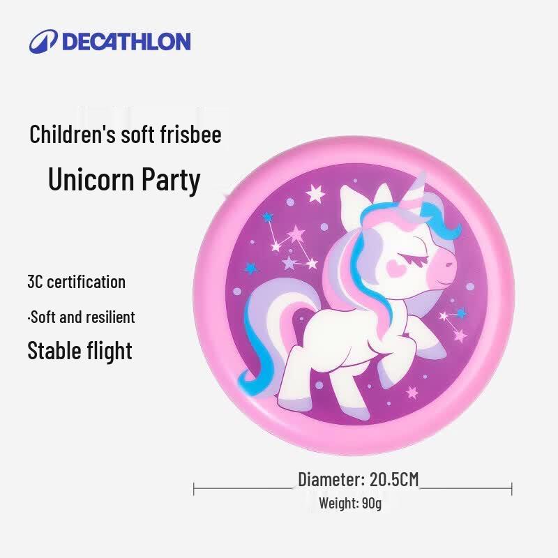 Decathlon Soft Kids Unicorn Party Flying Disc