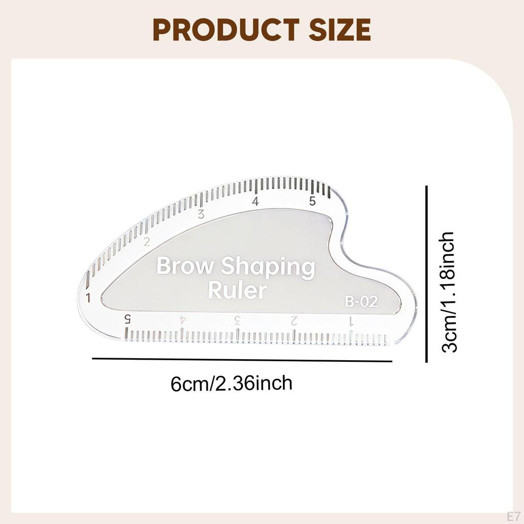 Eyebrow Shaping Ruler Arch Brow Mapping Fast Drawing Positioning Tool Template