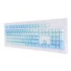 Keyboard Keycaps 104 Keys Two Color Translucent PBT Material Ergonomic Design Computer Accessories