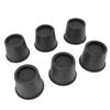 6 PCS Anti Vibration Pads Sofa Feet Pad Furniture Riser Mat for Table Cabinet Bed 3in Black Round
