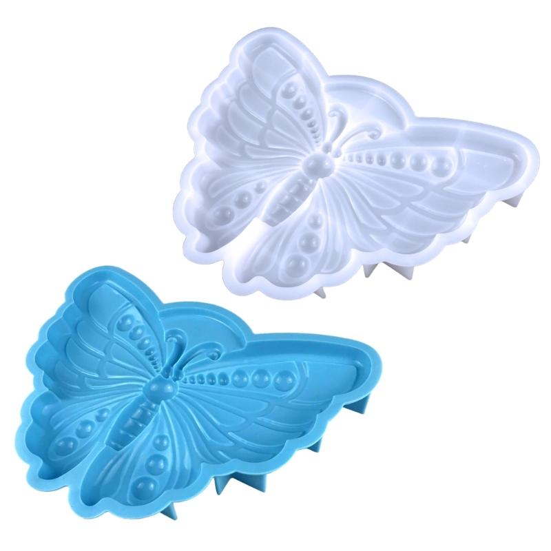Semi-stereoscopic Butterfly-shape Wall Ornaments Drop Glue Mold Diy Wall Pendant Desktop Decoration Epoxy Silicone Mold